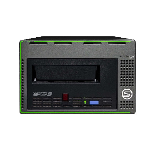 SymplyPRO 1RU Ethernet Tape; 2x10GbE SFP (LC) 1xLTO-9 HH & SAS Exp Data & Cleaning Tape; 3Yr