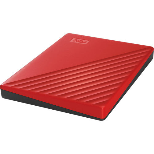 WD MY PASSPORT 2TB RED WORLDWIDE Hard Drive USB 3.2 Gen 1