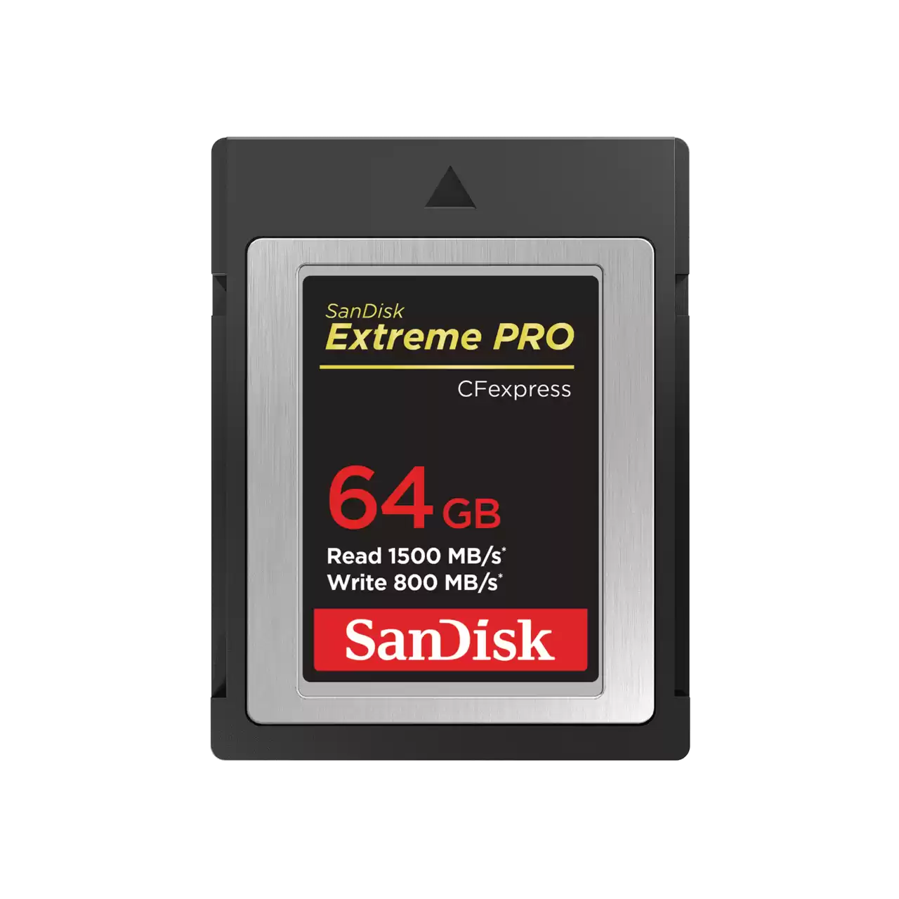 SanDisk Extreme PRO CFexpress™ Card Type B. 64GB. 1500MB/s Read. 800MB/s Write