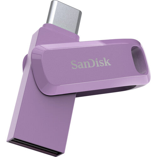 SanDisk Ultra Dual Drive Go USB Type- C, Lavender, Global, 400MB/s 256GB