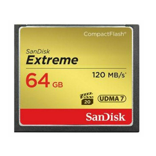 Sandisk Extreme CF 64GB. 120MB/s. 800X