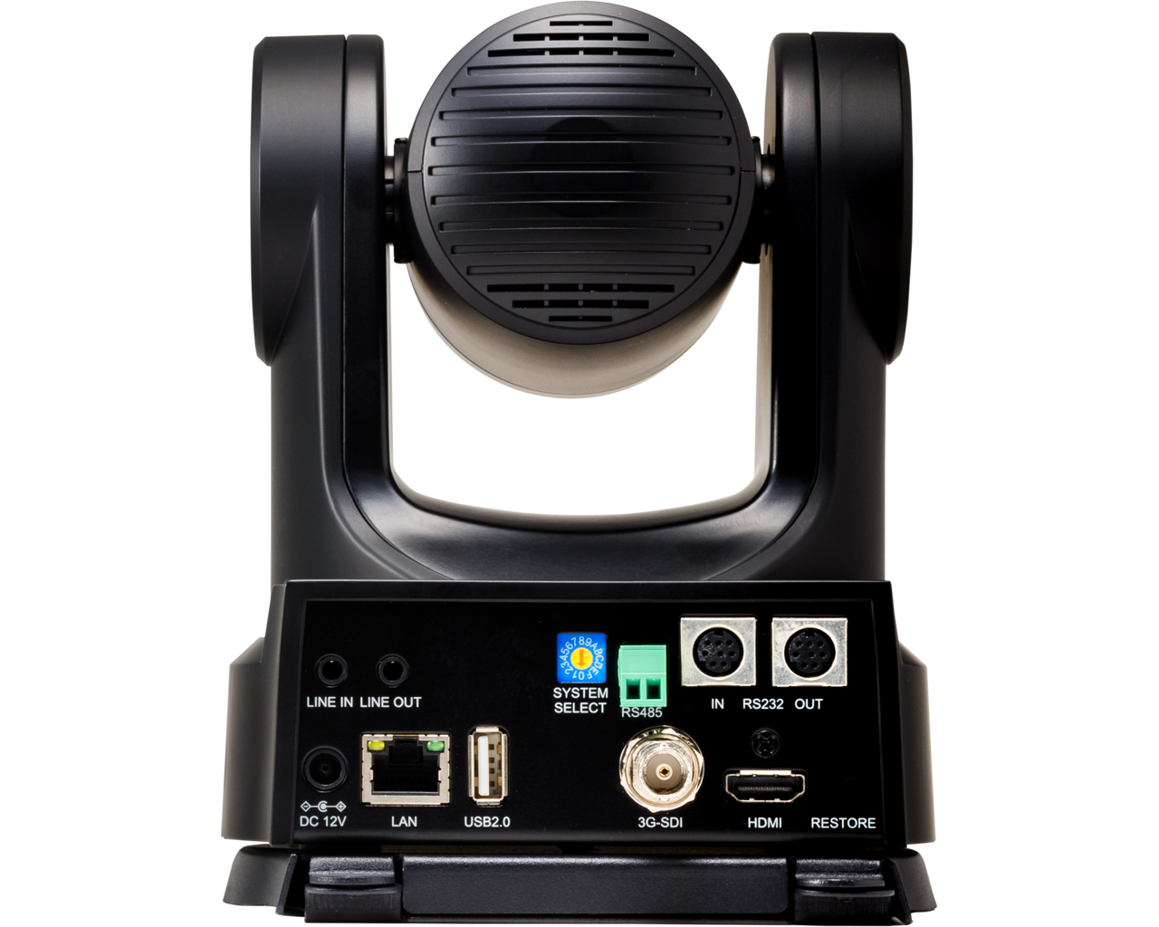 JVC KY-PZ200NBE HD PTZ camera, black, 20x zoom, with NDI, dual streaming